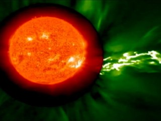 Watch: Solar Flare Shot by NASA Space Probes