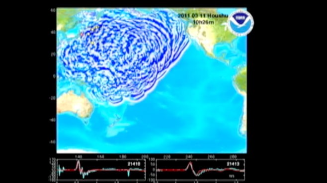 VIDEO: Computer animation shows waves across Pacific.