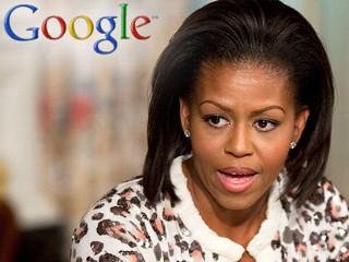 PHOTO If you use Google to search for a picture of First Lady Michelle Obama, brace yourself for an unpleasant surprise.