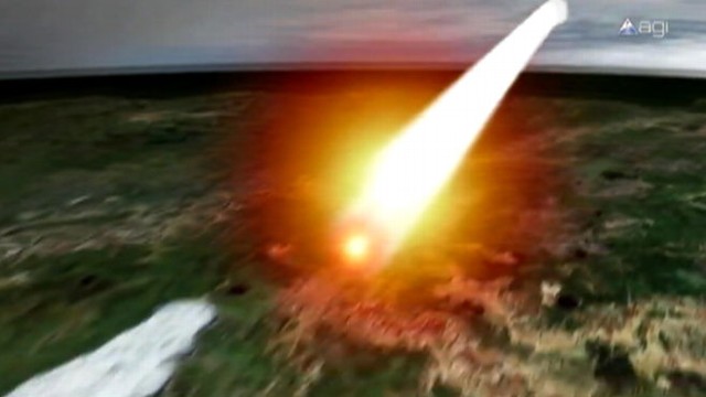 VIDEO: Trajectory plotted on computer by Analytical Graphics, Inc.