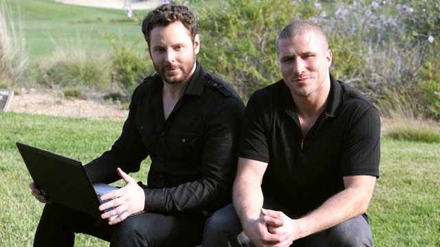 PHOTO: Sean Parker and Shawn Fanning