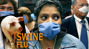 PHOTO The head of the World Health Organization says the
swine flu outbreak in Mexico and the United States could develop
into a pandemic.