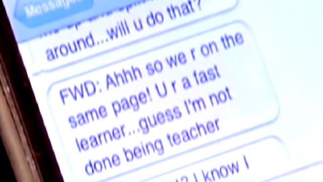 PHOTO:&nbsp;Text messages allegedly sent by a North Carolina teacher to her 13-year-old student.
