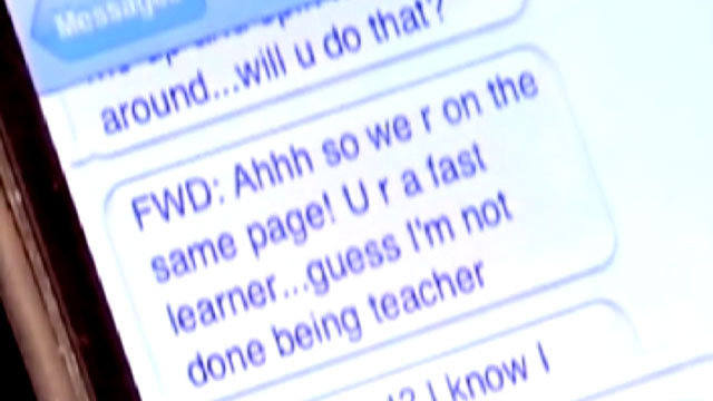 PHOTO: Text messages allegedly sent by a North Carolina teacher to her 13-year-old student.