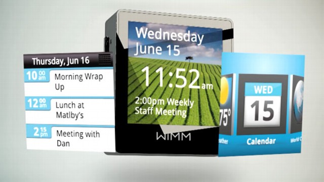VIDEO: A look at the MOD Live goggles, WIMM Smartwatch, BodyMedia Band.   