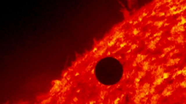 VIDEO: Solar Dynamics Observatory shoots as Venus crosses face of the sun.
