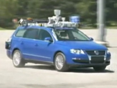 Picture of self-driving car.