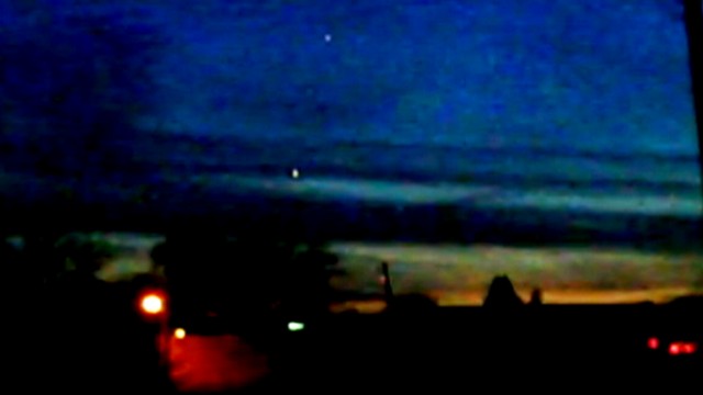 VIDEO: Video shows lights hovering above Lake Michigan.