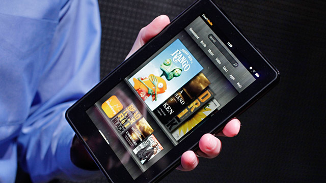 PHOTO: Amazon Kindle Fire tablet computer