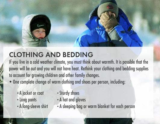 Clothing and Bedding