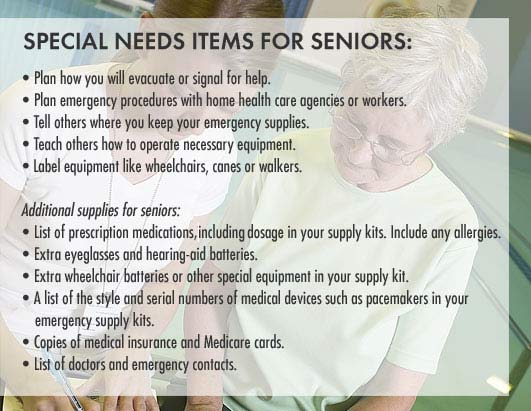 Special Needs for Seniors