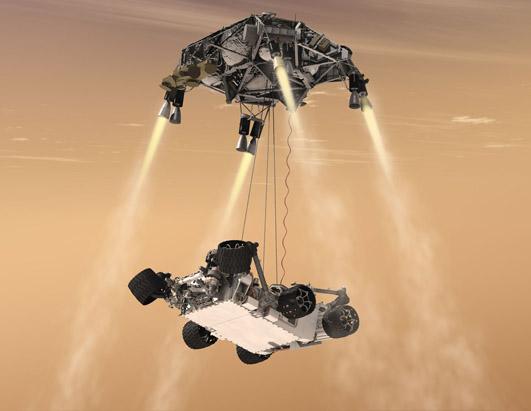 NASA Rover Curiosity Touches Down on Mars