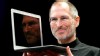 PHOTO: In this Jan. 15, 2008, file photo, Apple CEO Steve Jobs holds up the new MacBook Air after giving the keynote address at the Apple MacWorld Conference in San Francisco.