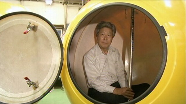 VIDEO: Factory in Japan created floating shelters for use during natural disasters.