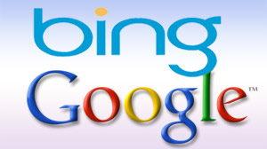 Bing and Google.
