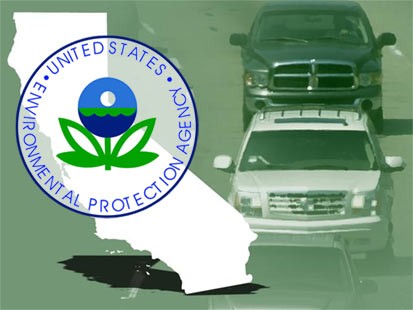 EPA or environmental protection agency battles California on the issue of Emissions Control