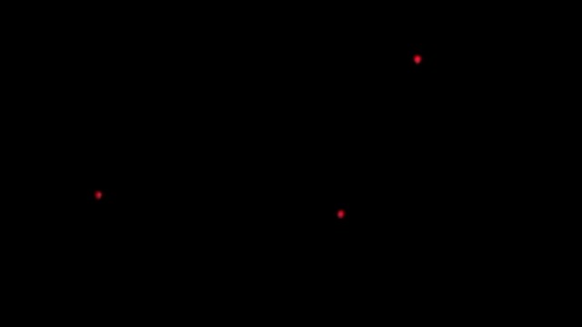 VIDEO: People in Lafayette report a strange formation of lights in the night sky.
