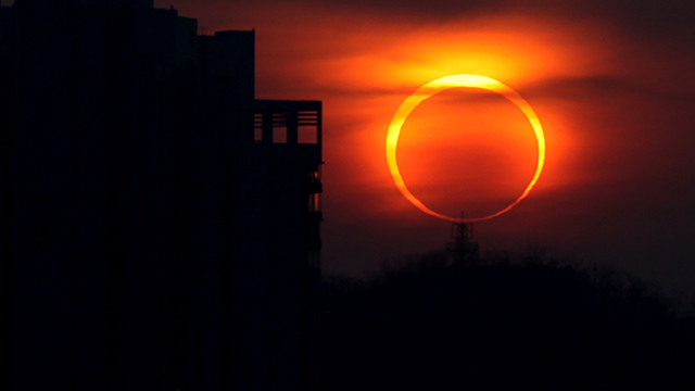 PHOTO: Annular solar eclipse