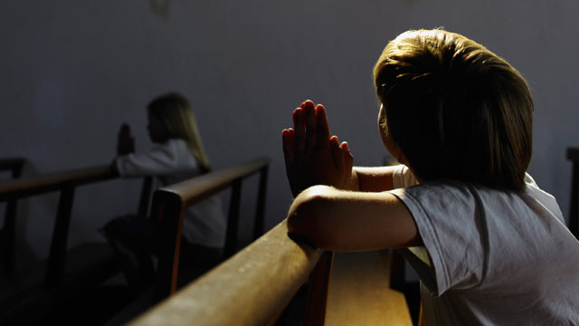 PHOTO: Lee Dye column says nonbelieving scientists often take their children to church so they can make up their own minds.
