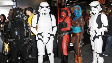PHOTO: Cosplayers dressed as characters from 