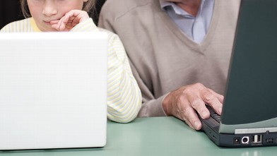 PHOTO: General rules to keep in mind when teaching the less tech-knowledgeable family member.