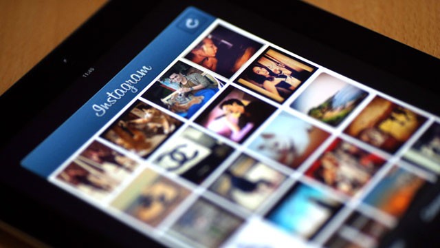 PHOTO: Pictures appear on the smartphone photo sharing application Instagram on April 10, 2012.