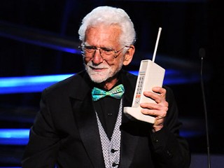 Brick-Sized Cellphone Celebrates 40th