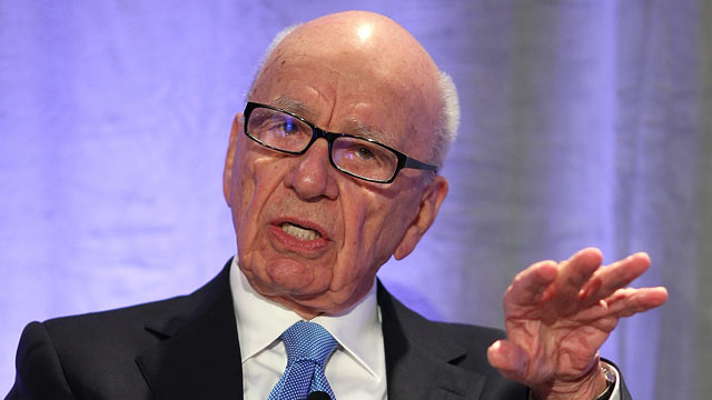 PHOTO: News Corp. CEO Rupert Murdoch is seen delivering a keynote address at the National Summit on Education Reform October 14, 2011 in San Francisco, Calif.