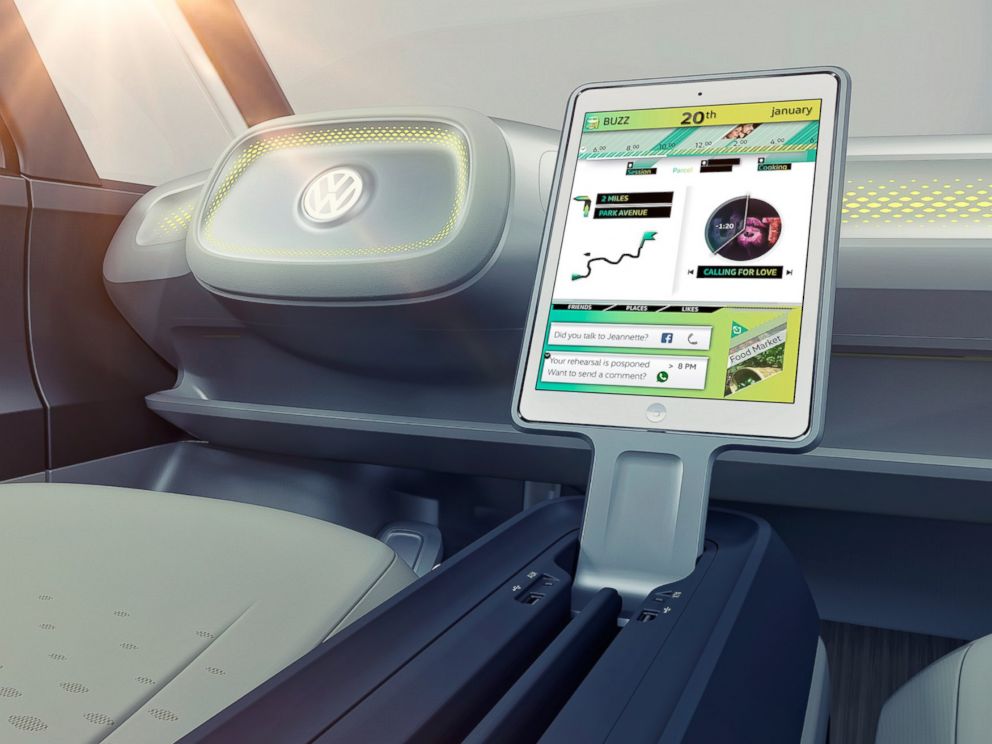 PHOTO: Volkswagen released this rendering of their I.D. Buzz concept vehicle on Jan. 8, 2017.