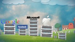 PHOTO: An image to depict the Cloud companies, including Google and Facebook, and their server farms.