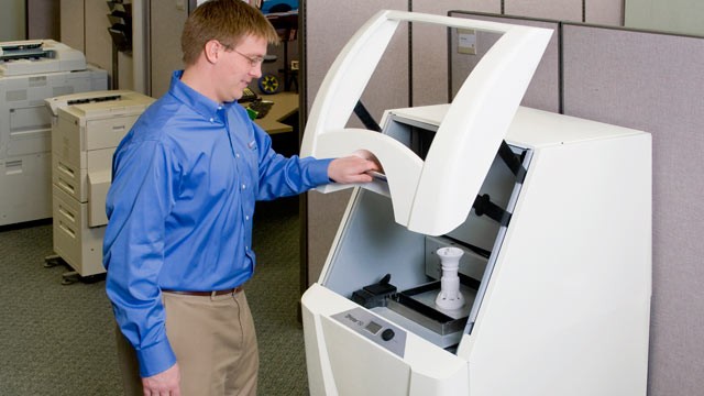 PHOTO:&nbsp;This photo provided by the Z corporation shows the ZPrinter&reg; 15.