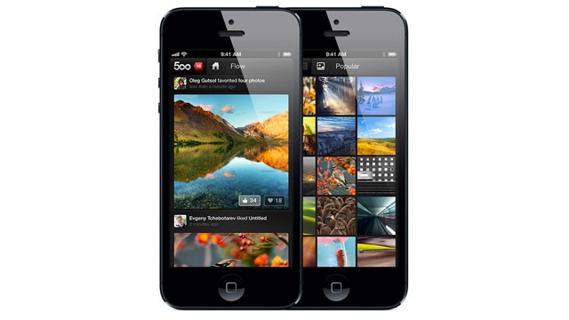 PHOTO: 500px's iPad and iPhone app allows you to share and look at photos.
