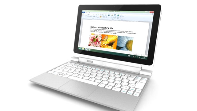 PHOTO: The Acer Iconia W510 is a Windows 8 tablet with an optional keyboard dock.
