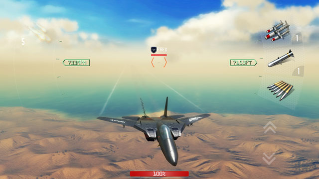 PHOTO: Air Supremacy is a jet fighter game for the new iPad.