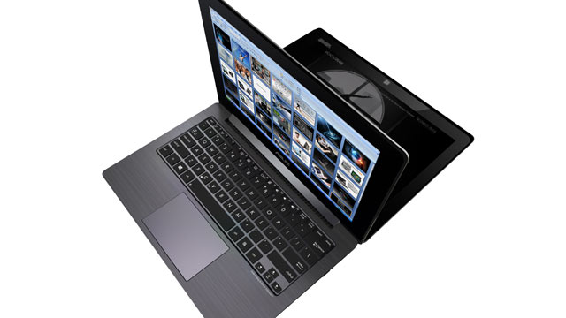 PHOTO: Asus' Taichi is a Windows 8 laptop turned tablet with two screens.