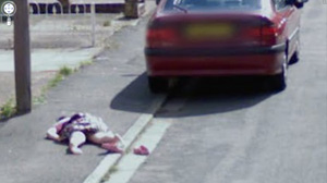 Google Image Shows Dead Girl Lying Face Down on the Street