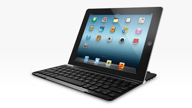 PHOTO: Logitech's improved ultrathin keyboard for the iPad is thinner and lighter.