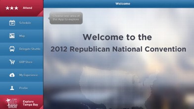 PHOTO: The official RNC app, called Tampa 2012, is available for iOS and Android.