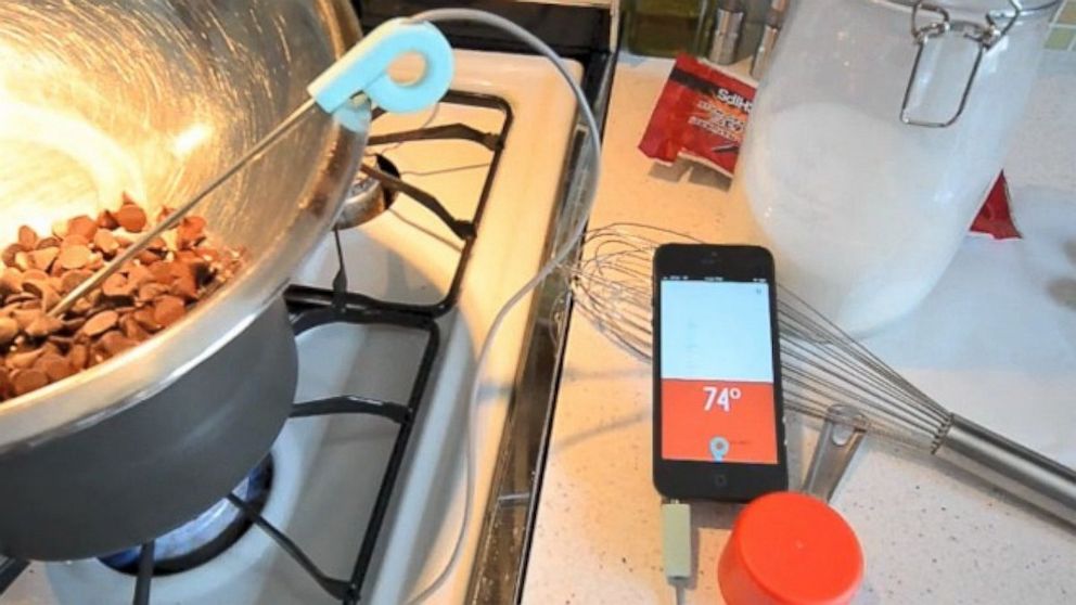 PHOTO: Supermechanicals smart thermometer syncs with your phone.