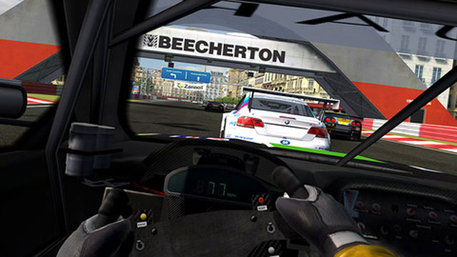 PHOTO: Real Racing 3D brings stunning graphics to the new iPad.