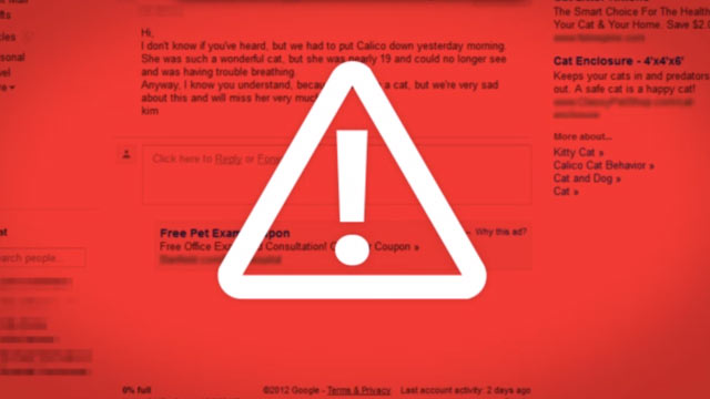 PHOTO: Microsoft attacks Gmails ad policy in its "Scroogled" campaign.