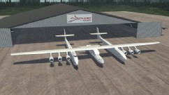PHOTO: Microsoft co-founder Paul Allen and aerospace pioneer Burt Rutan announced  they're building a giant airplane, and spaceship to zip people and cargo into orbit, called the Strato Launch, Dec. 13, 2011.