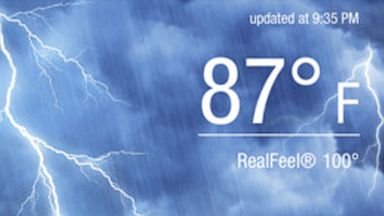 PHOTO: Accuweather is available for the iPhone and Android. 