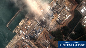 PHOTO An aerial view of the Fukushima Daiichi Nuclear Power Plant is shown, March 14, 2011.