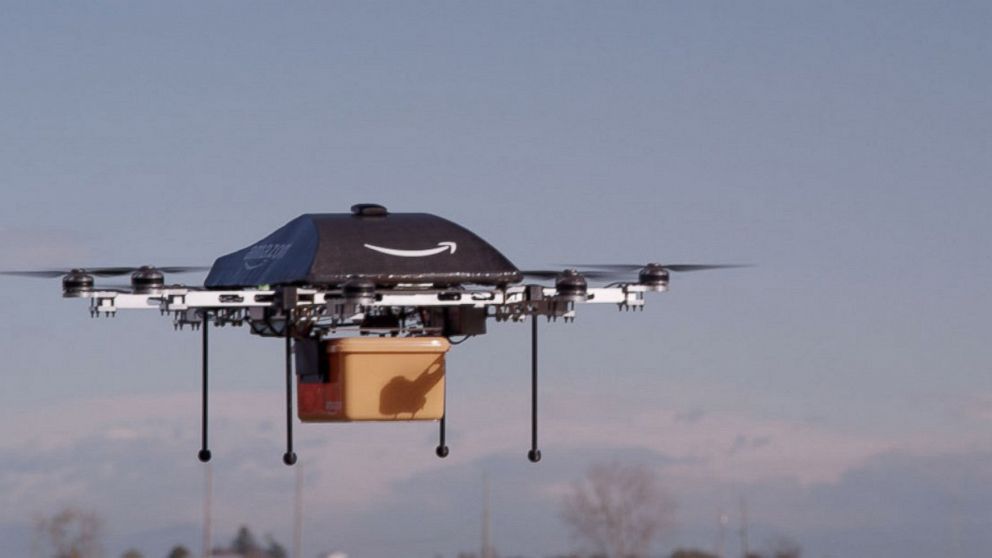 PHOTO: With Prime Air, Amazon is hoping to deliver packages with drones.