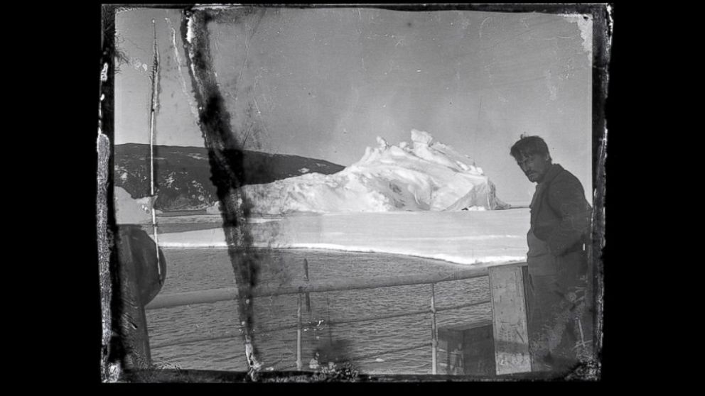PHOTO: Alexander Stevens is photographed on the deck of the Aurora in McMurdo Sound, Antarctica.