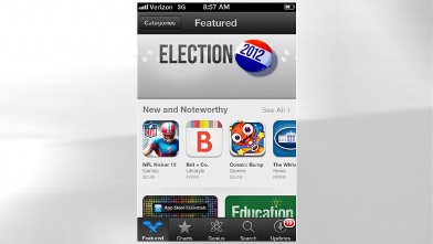 PHOTO: The redesigned App Store is featured in iOS 6.
