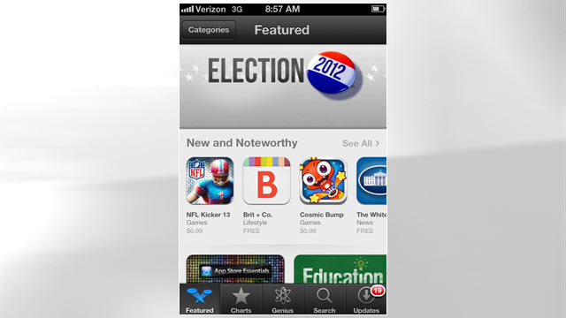 PHOTO: The redesigned App Store is featured in iOS 6.
