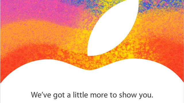 PHOTO: An invite to Apples Oct. 23rd event, where it is expected to announce the iPad Mini.