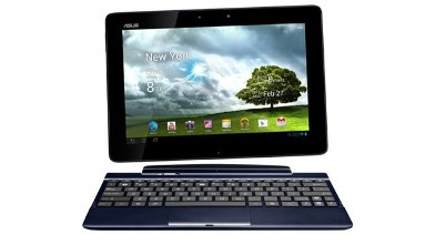 PHOTO: The Asus Transformer Pad TF300 is an Android 4.0 tablet with an optional keyboard.